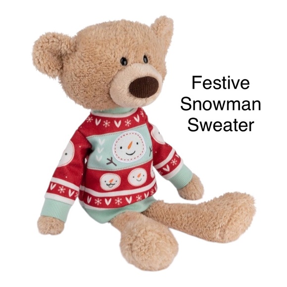 ♦️GUND Toothpick with Holiday Sweater Classic Teddy Bear♦️ - Picture 13 of 16